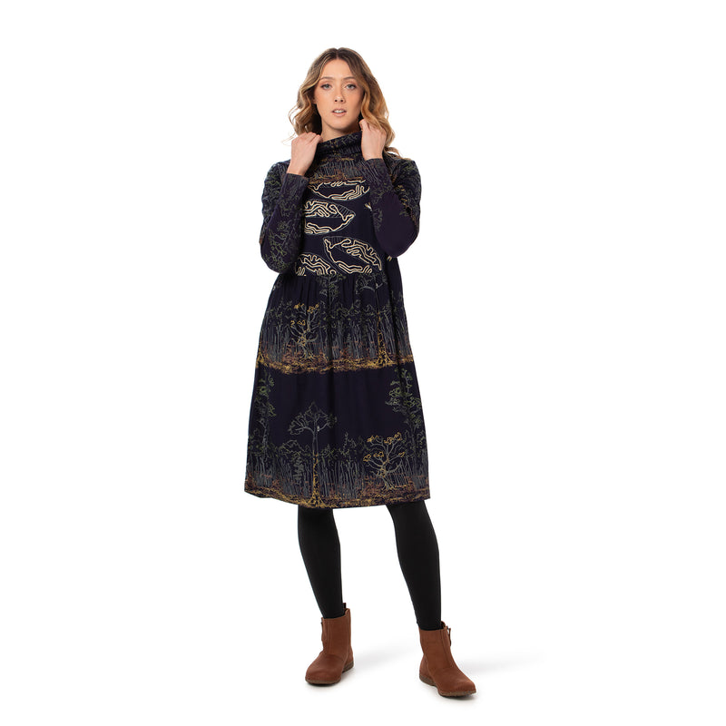Panelled Dress - bamboo and organic cotton