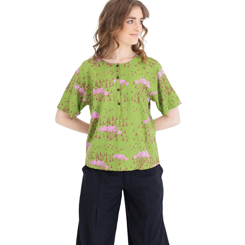 Woven Bamboo Box Top -printed
