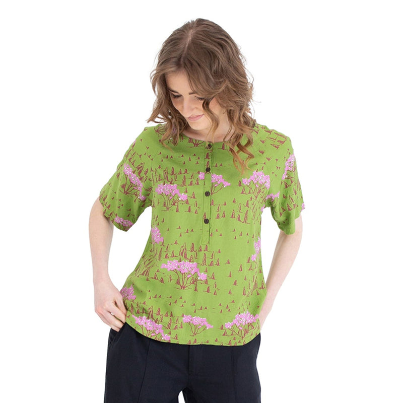 Woven Bamboo Box Top -printed