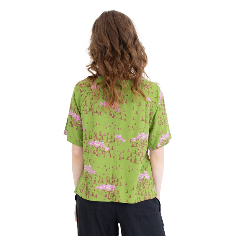 Woven Bamboo Box Top -printed