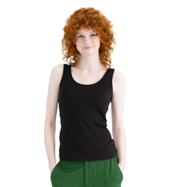 Wide Strap Singlet - Plain