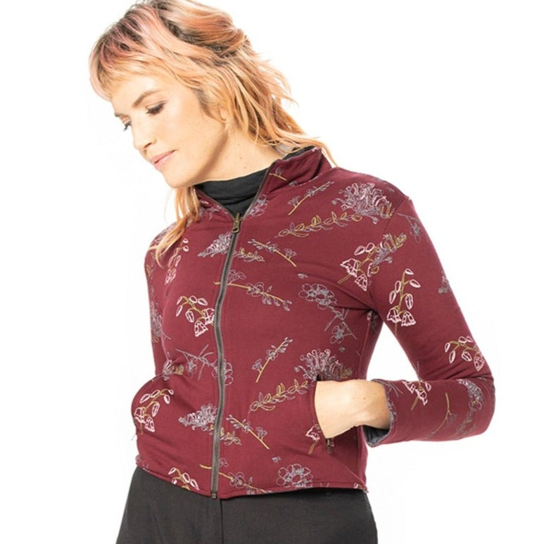Reversible Bamboo Fleece Jacket - Shorter