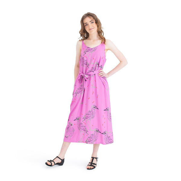 V-neck shoe string dress