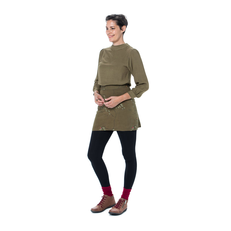 A-line mini skirt - Reversible