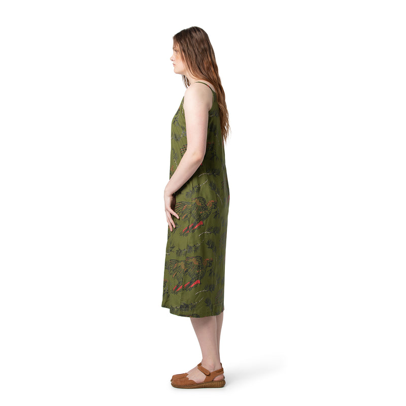 V-neck shoe string dress
