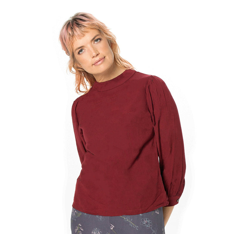 Woven Bamboo Bell Sleeve top - plain and printed