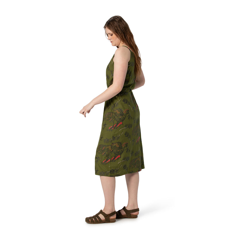V-neck shoe string dress