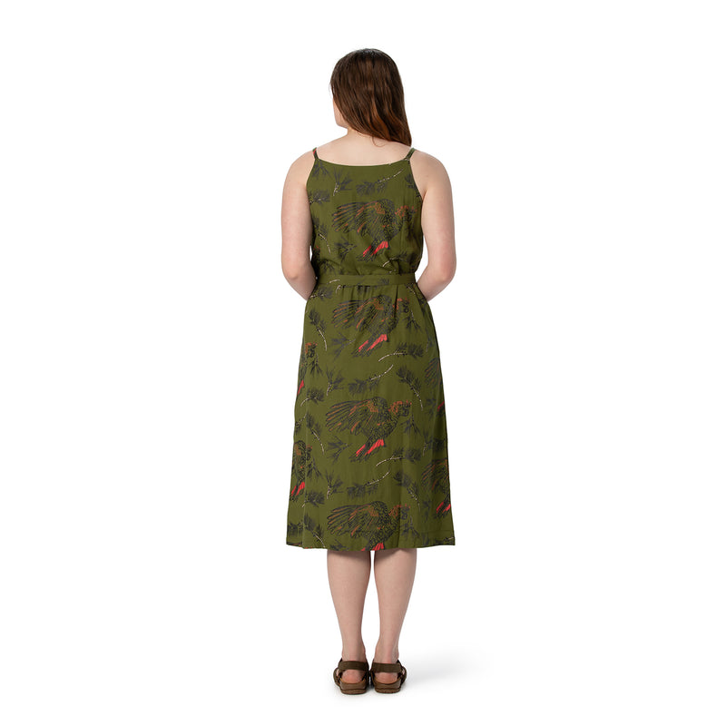 V-neck shoe string dress