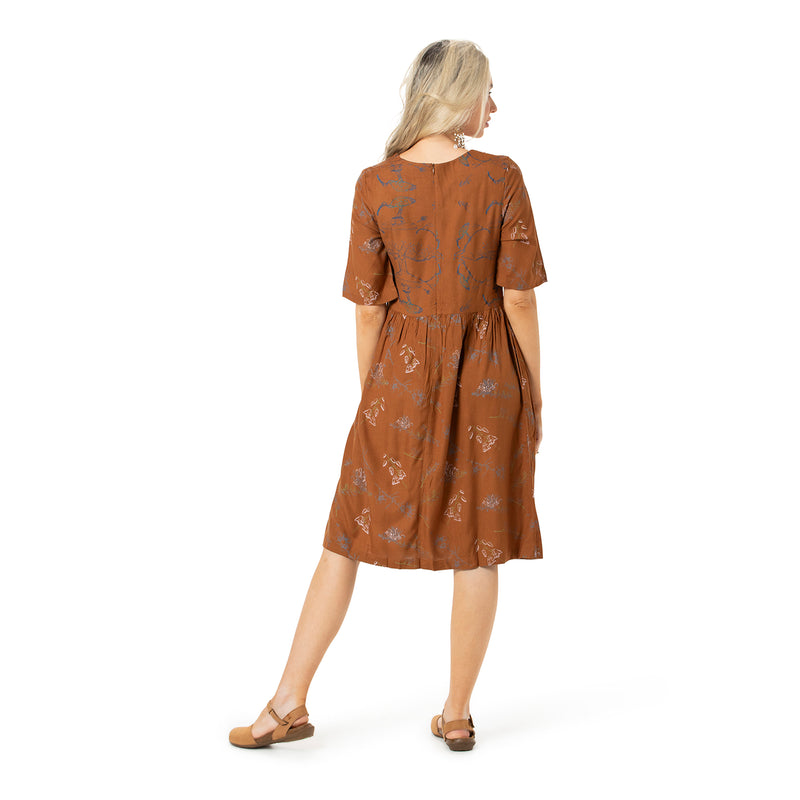 Panelled Dress - bamboo and organic cotton