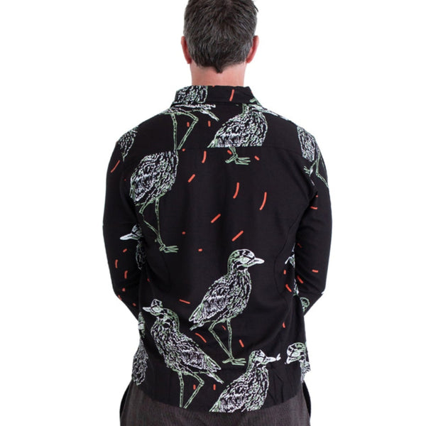 Printed Bamboo Shirt Long Sleeve