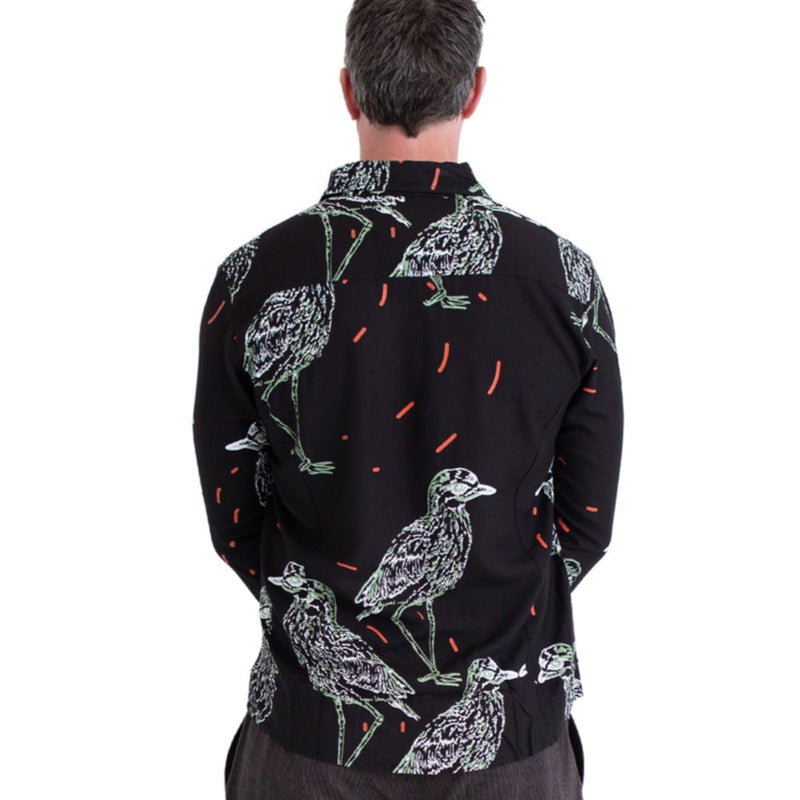 Printed Bamboo Shirt Long Sleeve