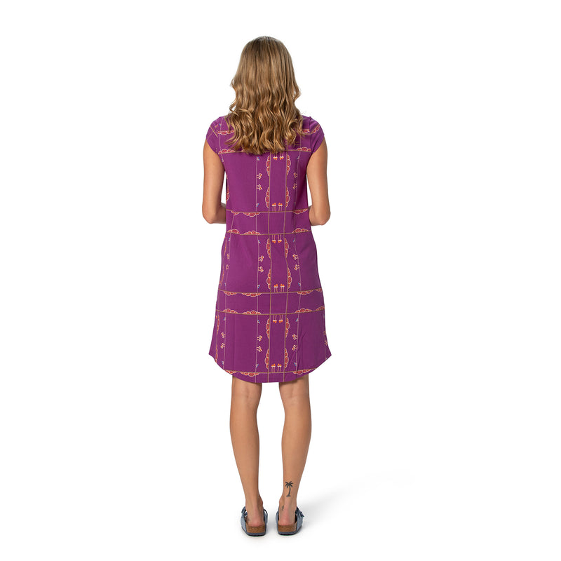 Simple tee dress - printed