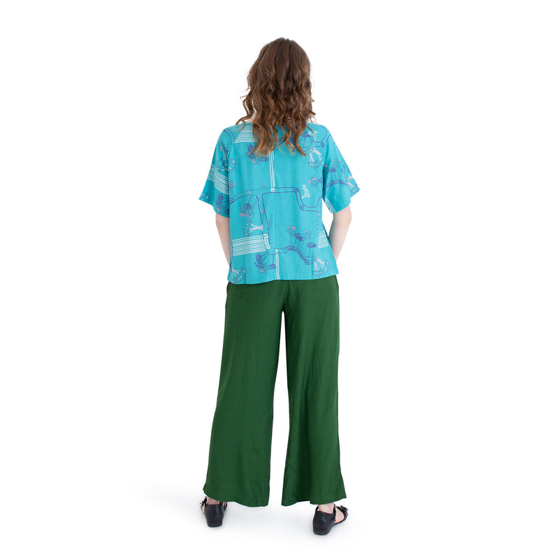 Woven Bamboo Box Top -printed