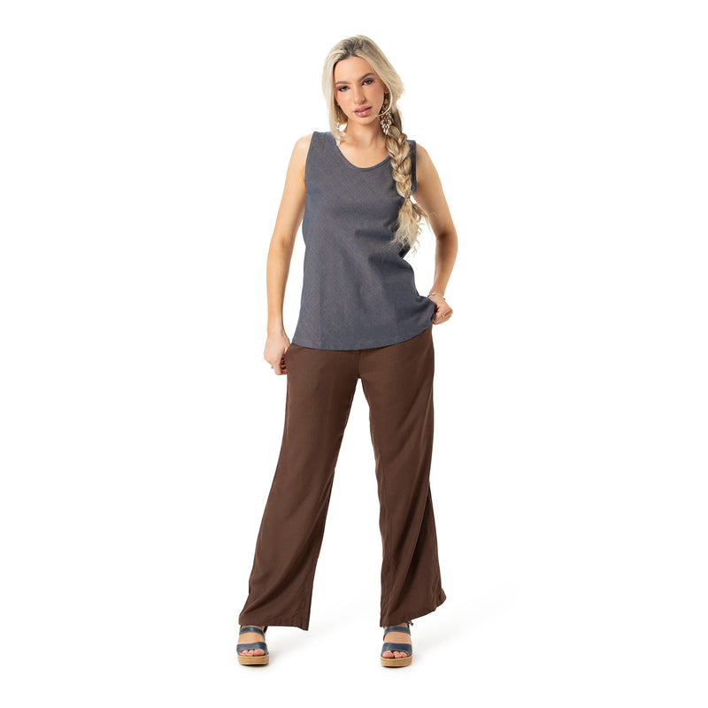 Bootleg Pant - Woven bamboo