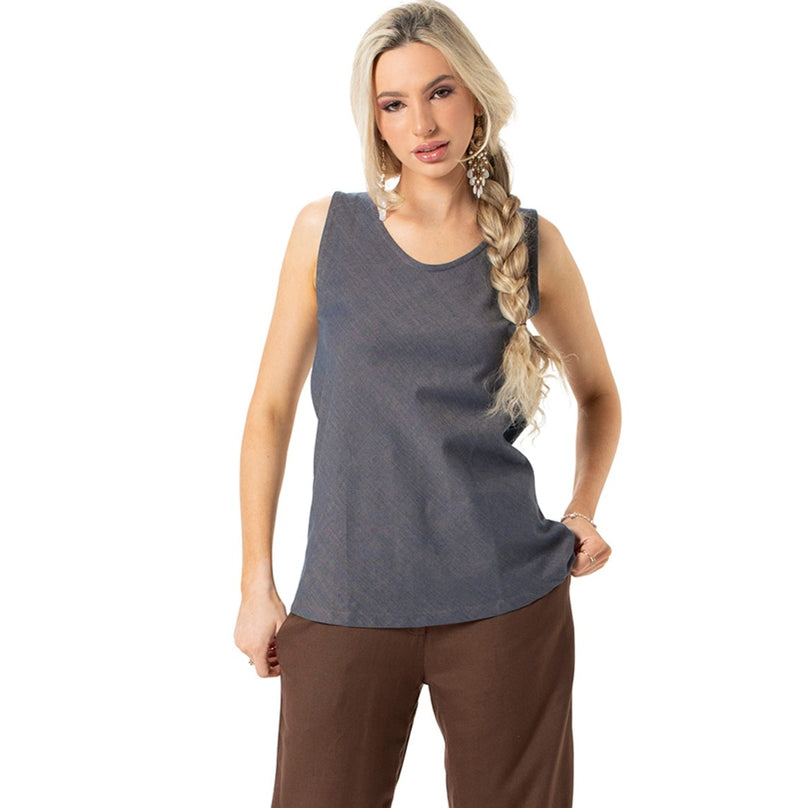 Handloom Organic Cotton Singlet