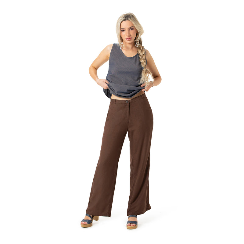 Bootleg Pant - Woven bamboo