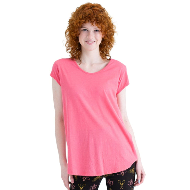 Round neck longer tee