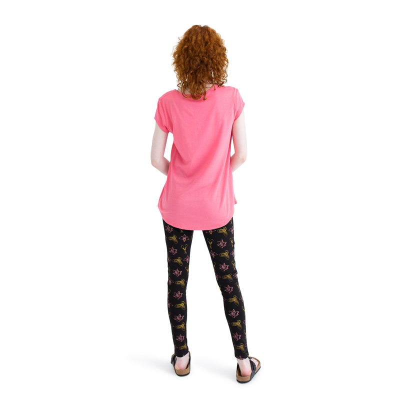 Round neck longer tee