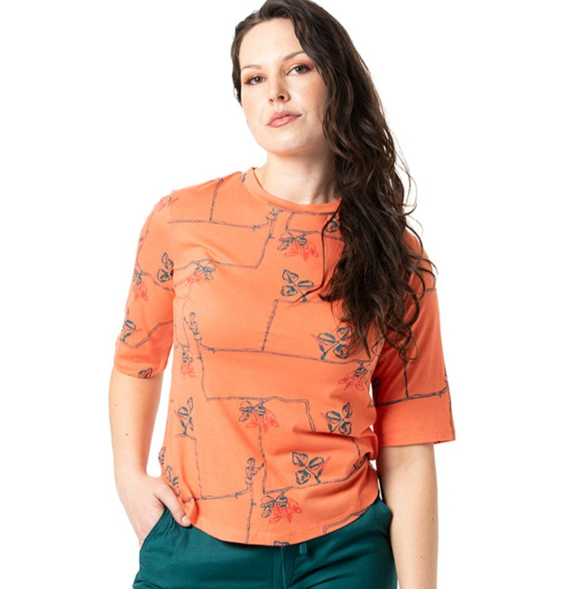 Printed Longer Sleeved Tee