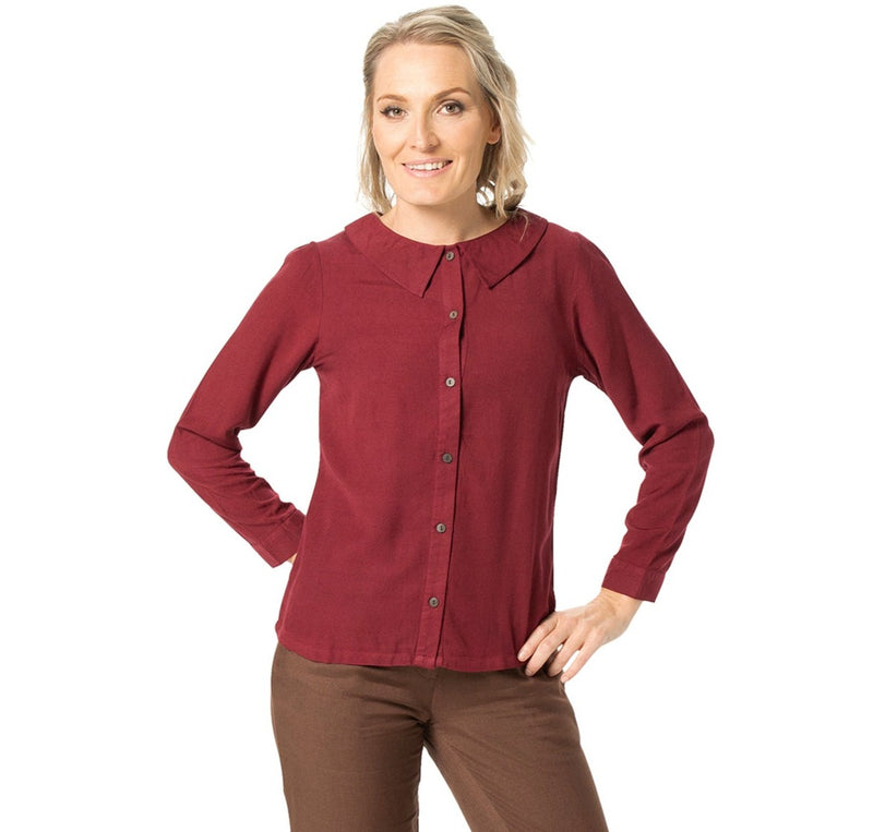 Woven Bamboo Womens Shirt - Long Sleeve SALE