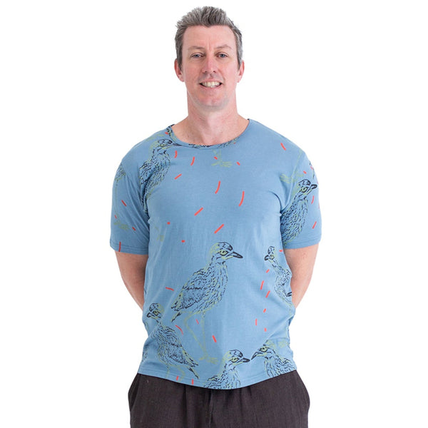 Mens Short Sleeved Bamboo t-shirt - Printed