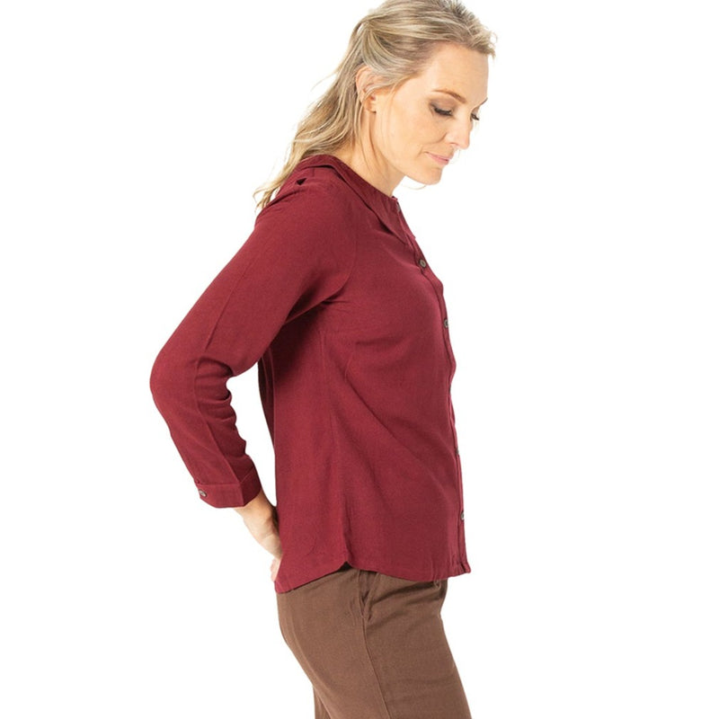 Woven Bamboo Womens Shirt - Long Sleeve SALE