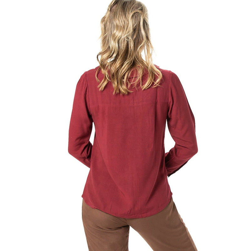 Woven Bamboo Womens Shirt - Long Sleeve SALE