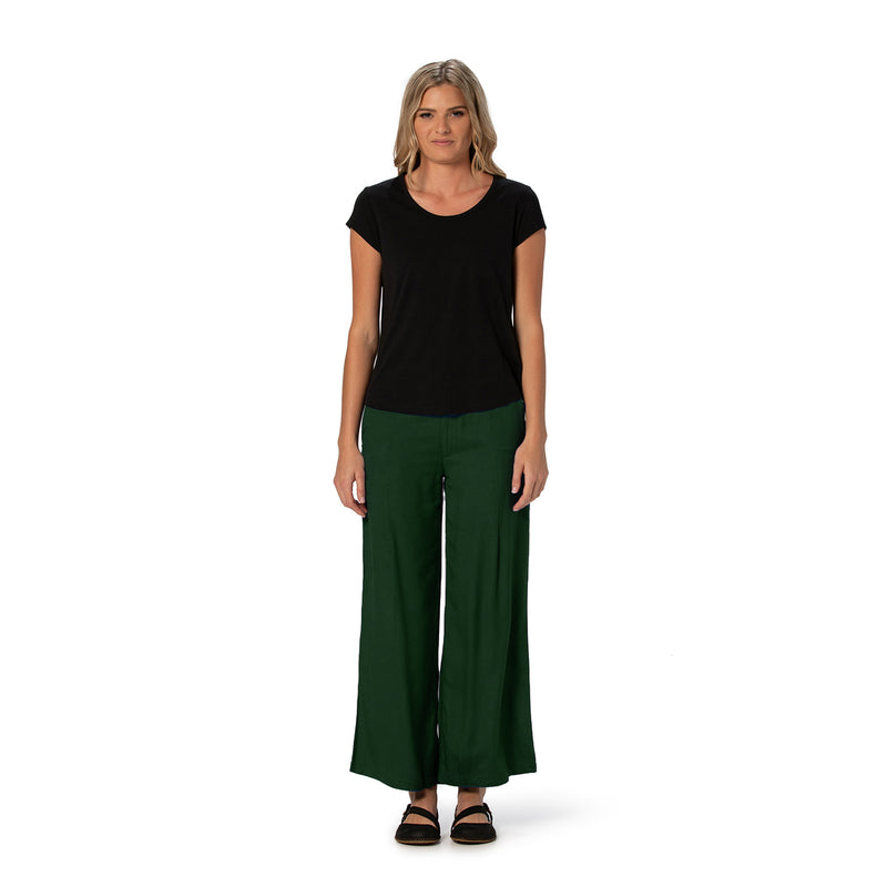 Pleat pant - Woven bamboo