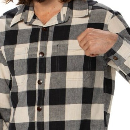 Mens Handloom Organic Long Sleeved Shirt
