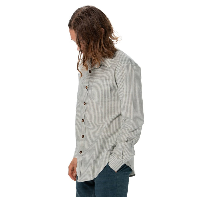 Mens Handloom Organic Long Sleeved Shirt