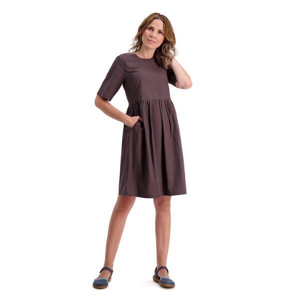 Panelled Dress Plain