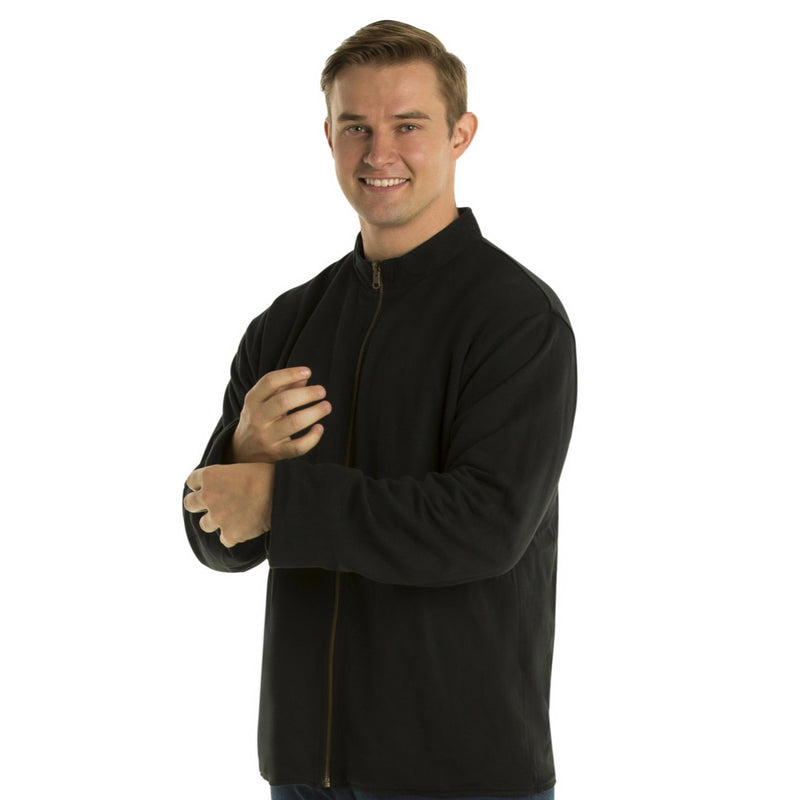 Reversible Bamboo Fleece Jacket- Mens version