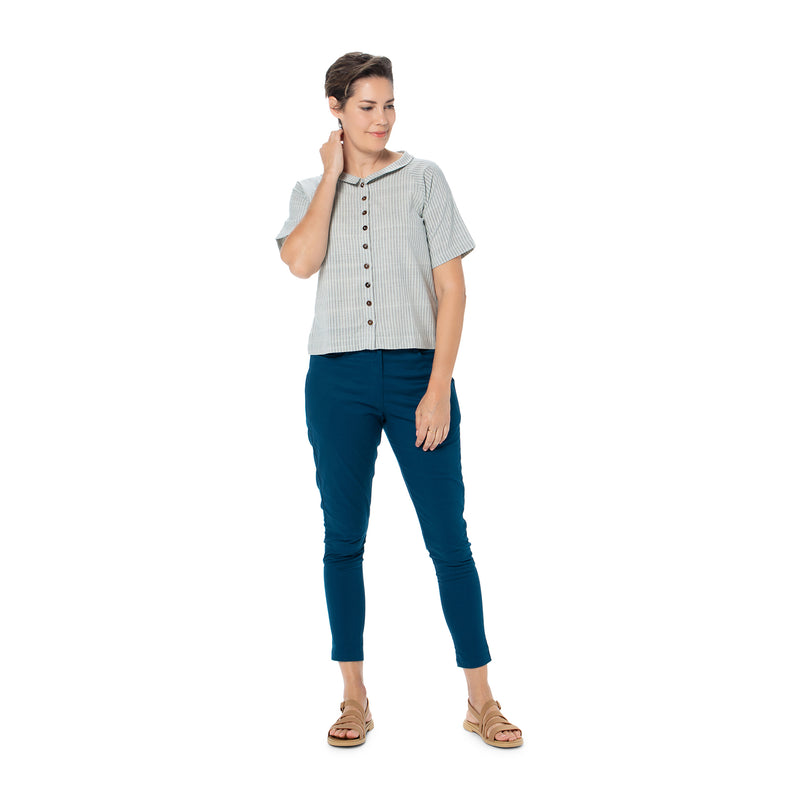 Collared Raglan Top