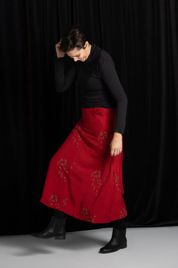 Full A-line Skirt, Printed