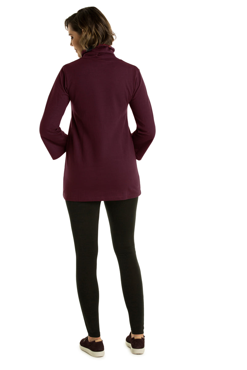 Turtle Neck Jumper : bamboo and organic cotton :