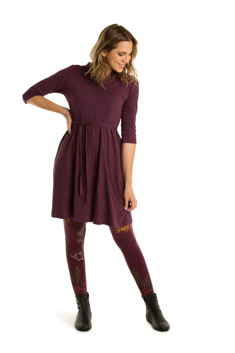 V-Neck Swing Dress - Printed Sale