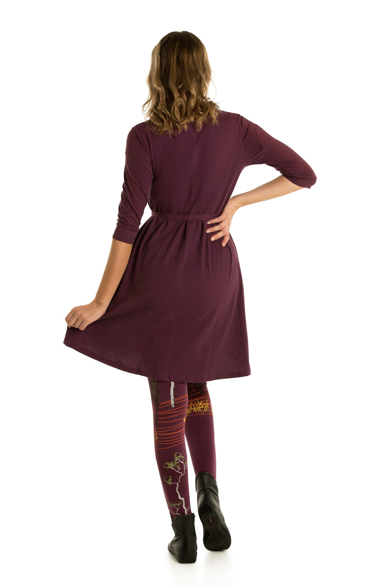 V-Neck Swing Dress - Printed Sale
