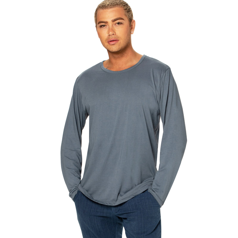 Mens Long Sleeved Bamboo Tee