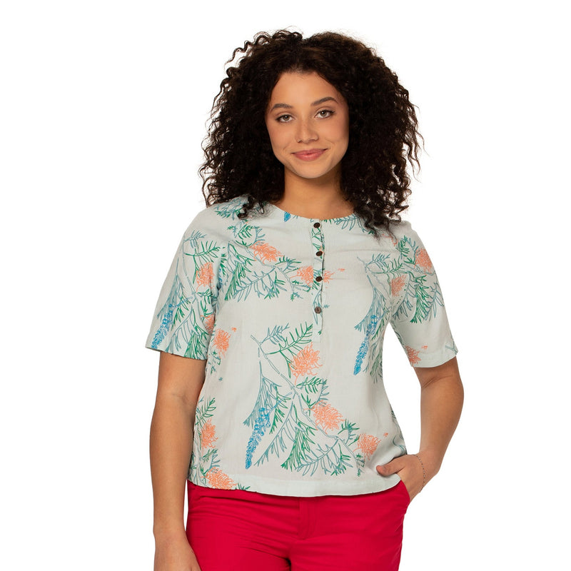 Woven Bamboo Box Top -printed