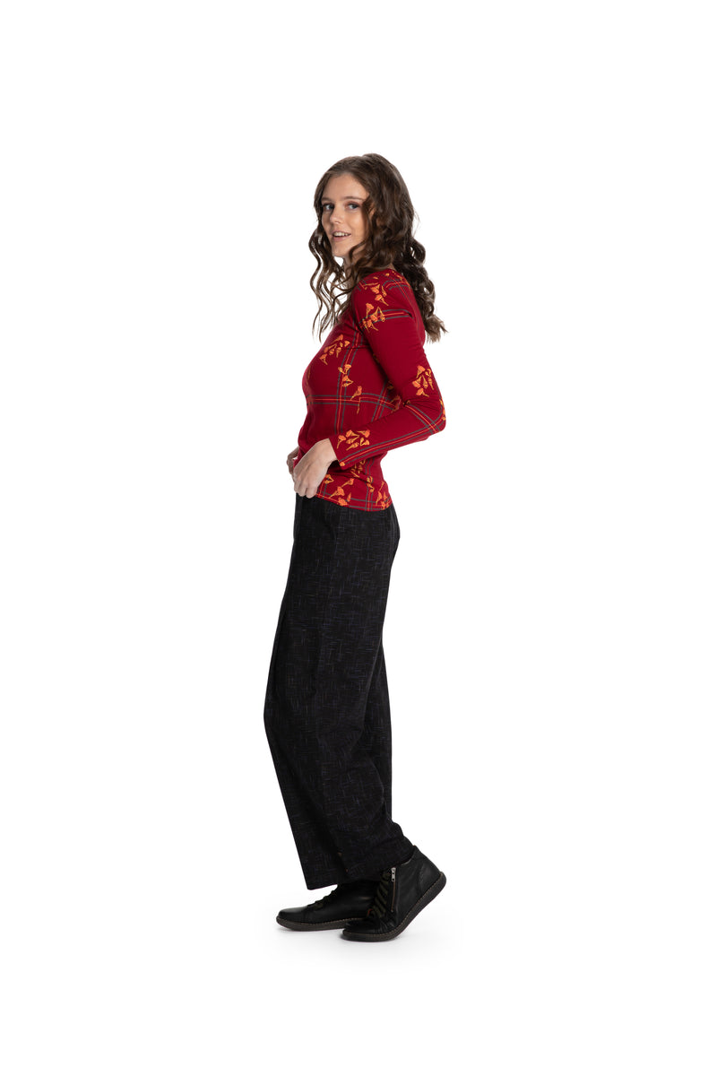 Long Sleeved Top - bamboo and organic cotton - Printed