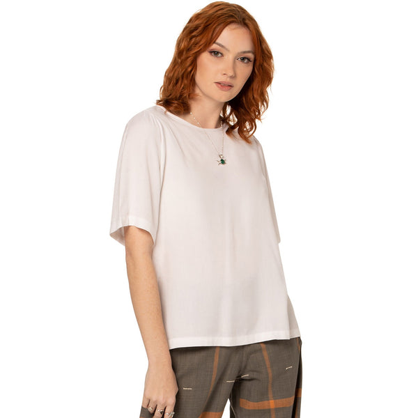 Woven Bamboo Bell Sleeve top - Short Sleeve