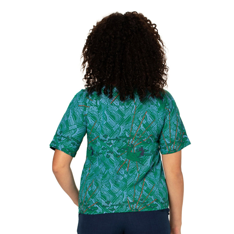 Woven Bamboo Box Top -printed