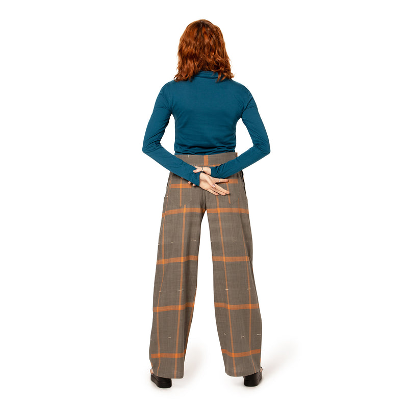 Button Pant - hand loom organic cotton