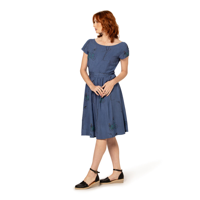 Printed Audrey Dress