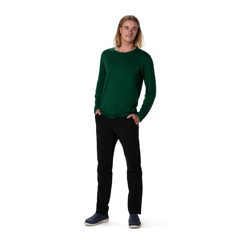 Mens Long Sleeved Bamboo Tee