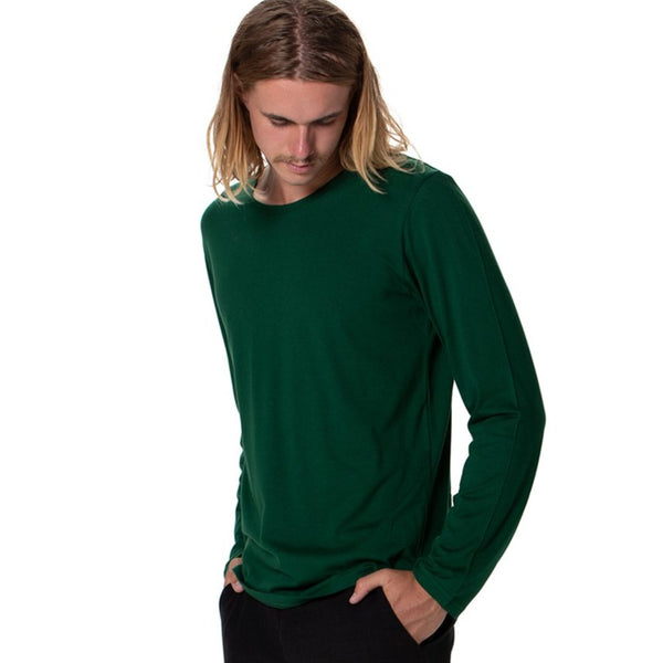 Mens Long Sleeved Bamboo Tee