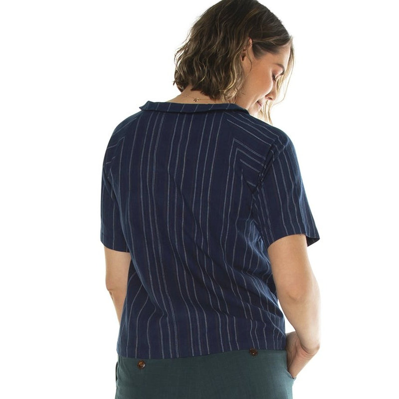Collared Raglan Top