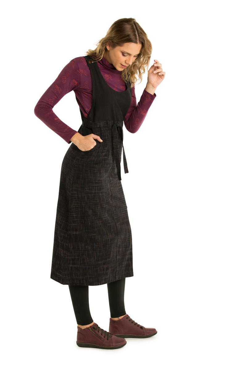 Fitted bamboo Turtle Neck - Printed