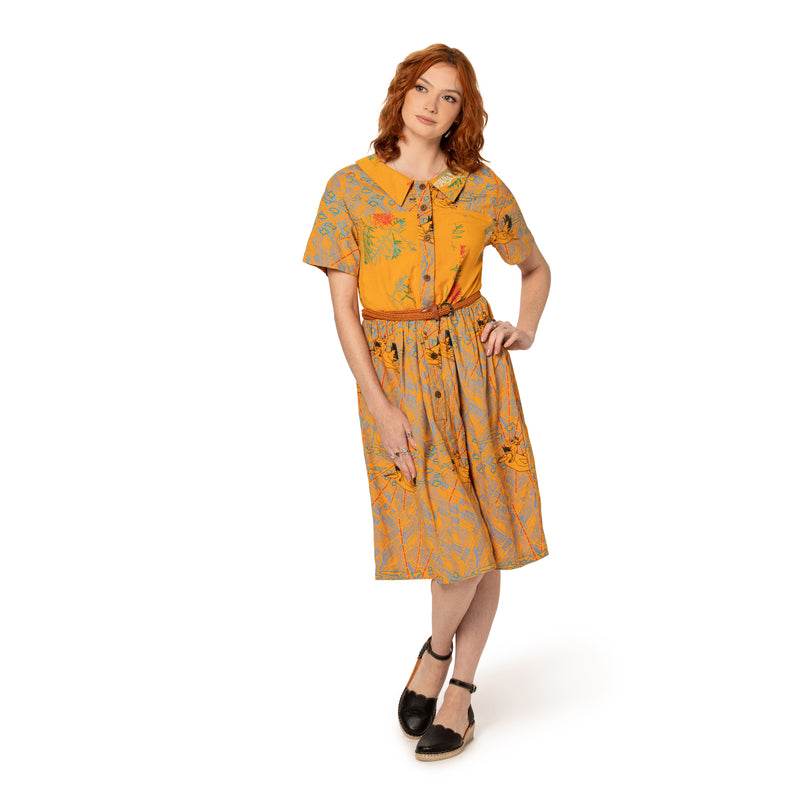 Tailored Collared Dress - bamboo and organic cotton