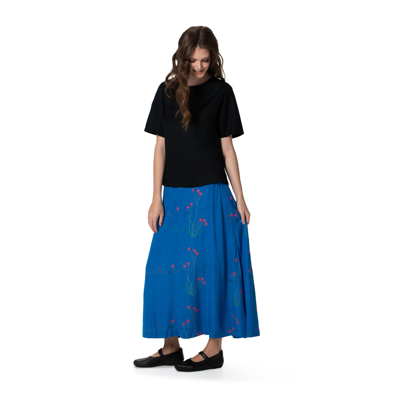 Full A-line Skirt, Printed
